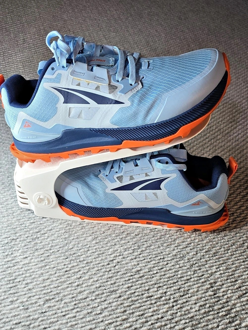 Altra Olympus 5 Trail Running Shoes Blue & Orange US 6.5